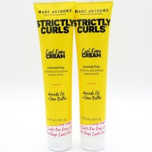 Marc Anthony Strictly Curls‎ Curl Envy Hair Cream 2 Pack 6 oz Ea Controls Frizz